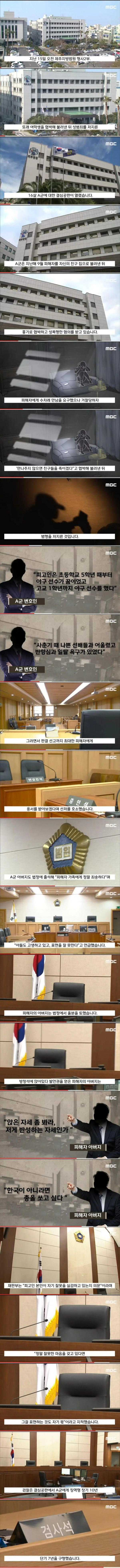 야구선수가 꿈이라고 선처 해달라는 10대의 범행 수준